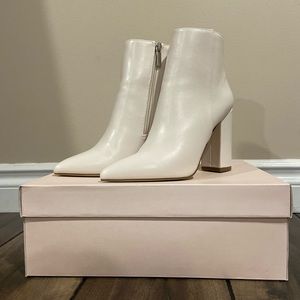 Rosamund Block Heel Booties from JustFab